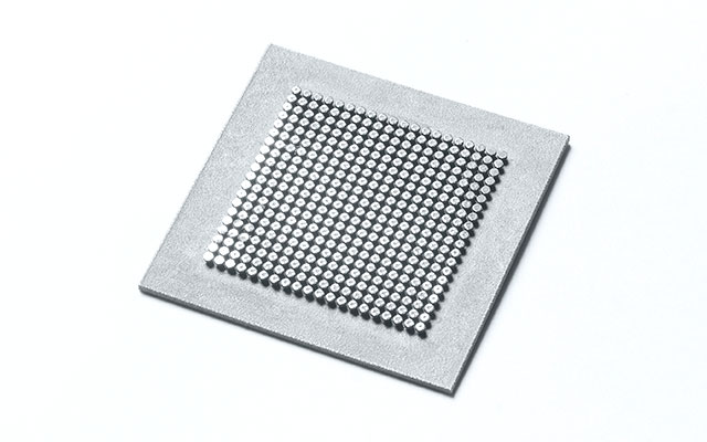 41 mm&times;41 mm ultrasound transmission metamaterial with an array of small unit cells