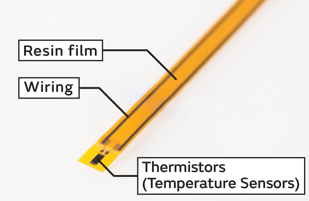 A sample image of film thermistor