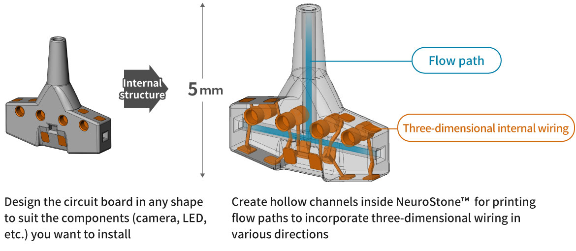 Internal structure of NeuroStone™