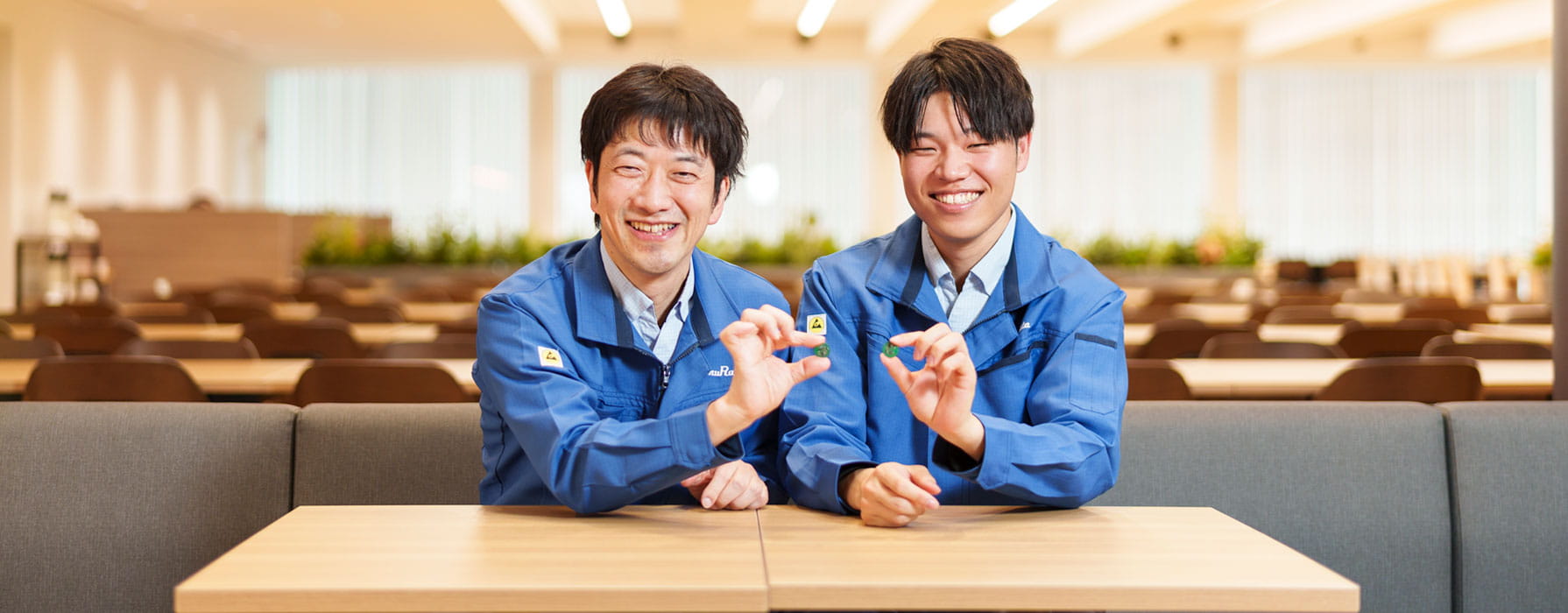 開発者たちの写真