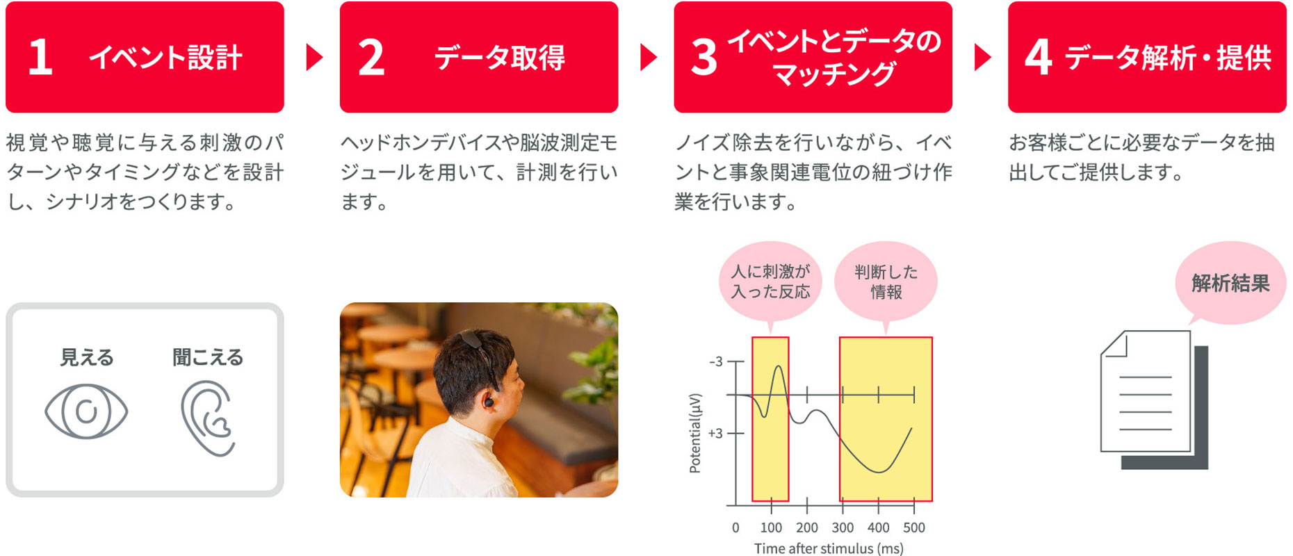 導入からデータ取得・解析までの流れ